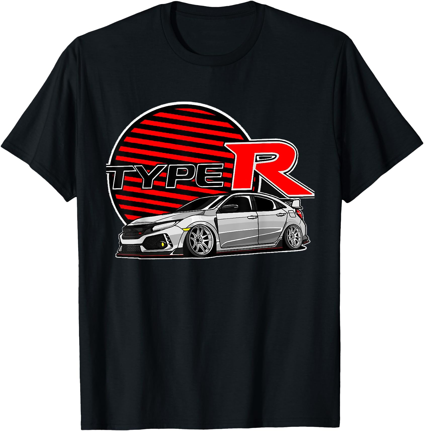 Civic Type R Ek Japanese Car Exclusive T-Shirt - Unique Graphic Men Women - T-Shirt, Sweatshirt, Hoodie