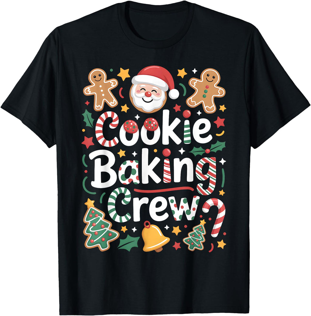 Authentic Cookie Baking Crew T-Shirt - Aesthetic Graphic for Adults - T-Shirt, Sweatshirt, Hoodie