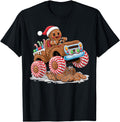 Handcrafted Monster Truck Gingerbread Hoodie - Unique Graphic Men Women - T-Shirt, Sweatshirt, Hoodie