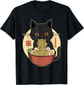 Handcrafted Cat Ramen Tees Japanese T-Shirt - Trendy Graphic for Adults - T-Shirt, Sweatshirt, Hoodie