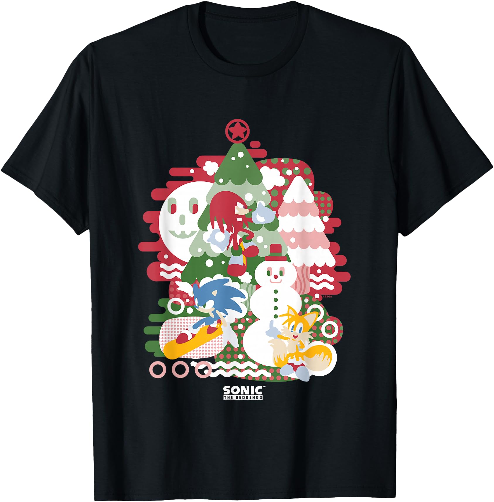 Sonic Hedgehog Sonic Friends Enjoying T-Shirt - Graphic Print Men Women - T-Shirt, Sweatshirt, Hoodie