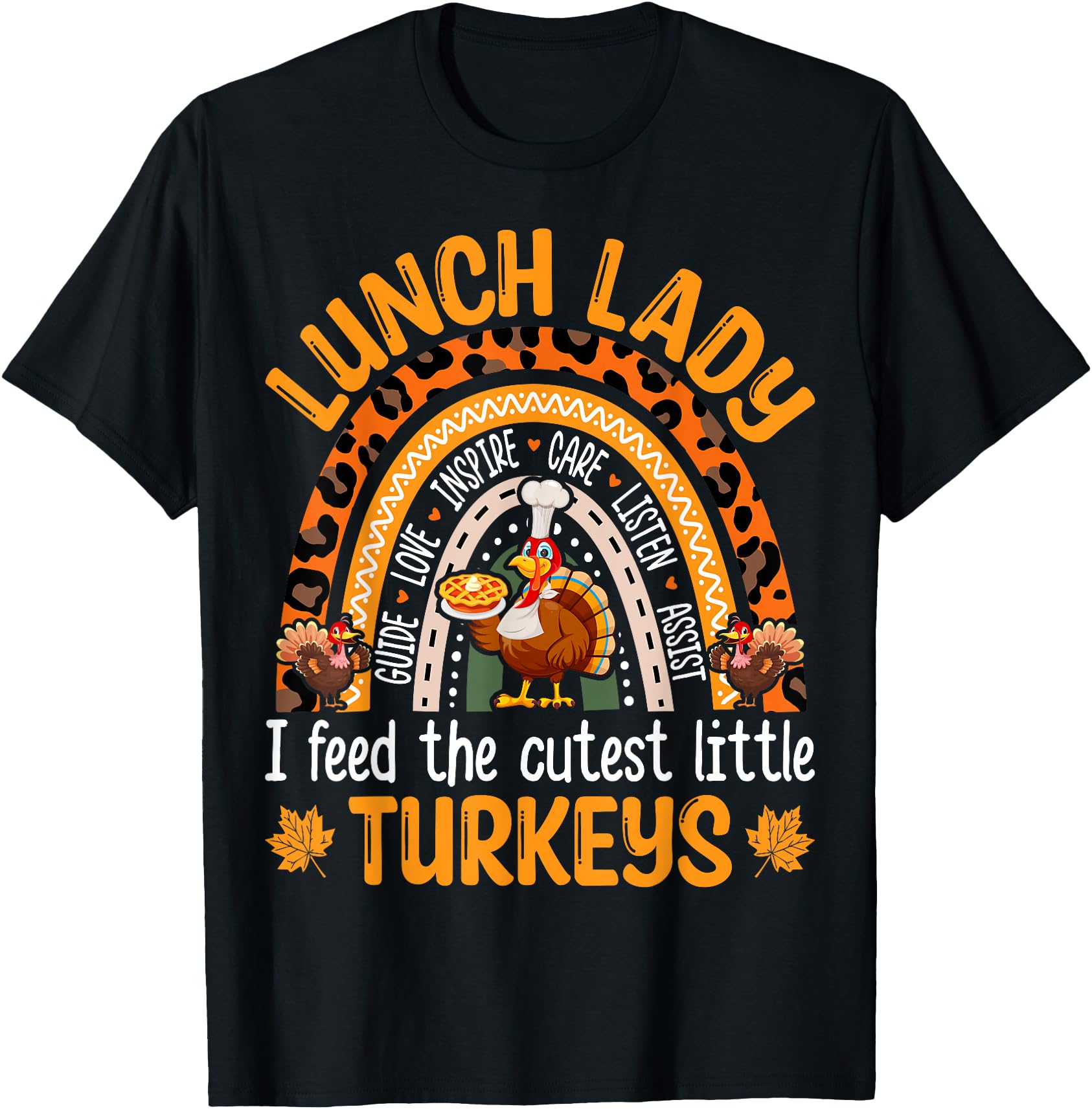Authentic Lunch Lady Thanksgiving Hoodie - Casual Everyday Wear Men Women - T-Shirt, Sweatshirt, Hoodie