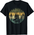 Retro Forest Trees Outdoors Nature Women Men Vintage - Adult & Kids T-Shirts, Sweatshirts & Hoodies apparel design preview 1