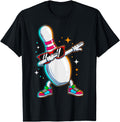 Dabbing Bowling Pin Sunglasses Hoodie - Fun Novelty Design for Adults - T-Shirt, Sweatshirt, Hoodie