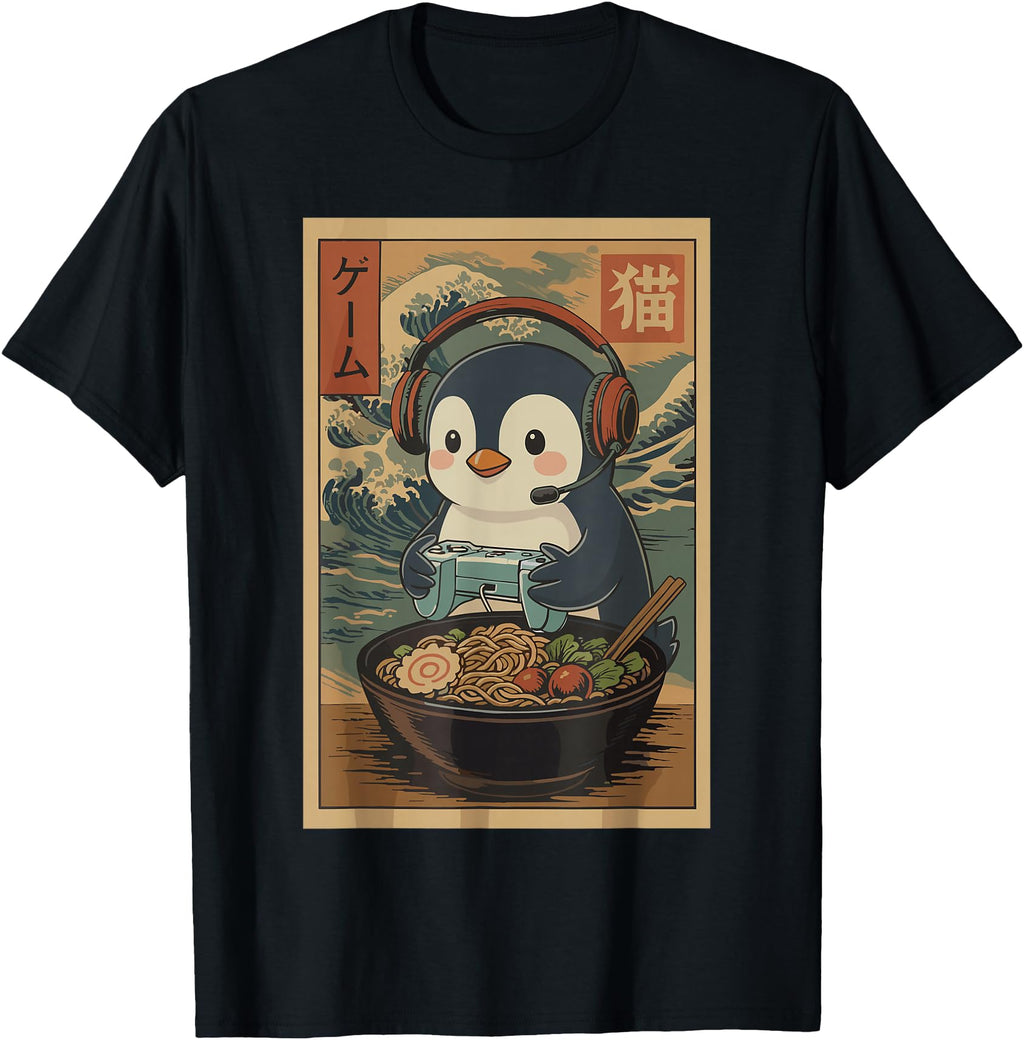 Original Kawaii Japanese Ramen T-Shirt - Custom Art Print Men Women - T-Shirt, Sweatshirt, Hoodie