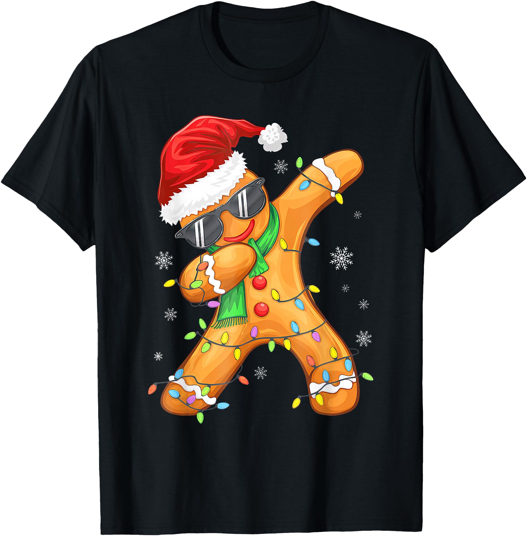 Authentic Dabbing Gingerbread Dab Hoodie - Minimalist Print Men Women - T-Shirt, Sweatshirt, Hoodie
