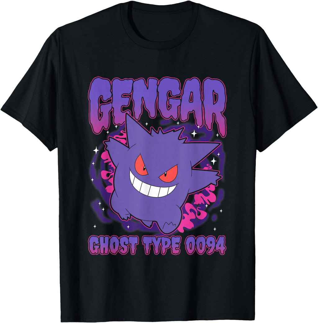 Original Pok Mon Gengar Ghost Type 0094 Hoodie - Custom Art Print Unisex - T-Shirt, Sweatshirt, Hoodie