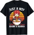 Just Who Loves Anime And Ramen T-Shirt - Novelty Apparel for Adults - T-Shirt, Sweatshirt, Hoodie