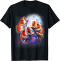 Original 3 Koi Fish Howling Moon Sweatshirt - Fun Novelty Design Men Women - T-Shirt, Sweatshirt, Hoodie