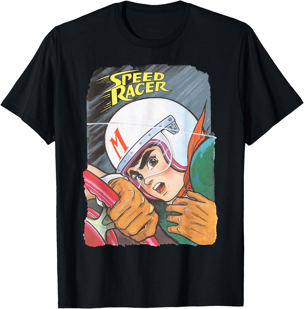 Manga Speed Racer Logo Close Exclusive T-Shirt - Trendy Graphic for Adults - T-Shirt, Sweatshirt, Hoodie