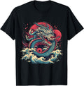 Dragon Kanagawa Traditional Chinese T-Shirt - Custom Art Print for Adults - T-Shirt, Sweatshirt, Hoodie