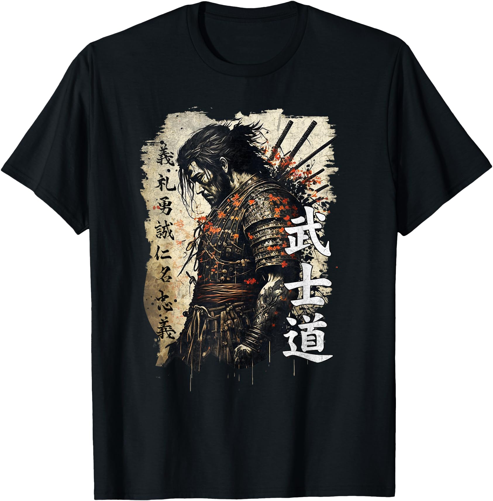Handcrafted Ancient Japanese Samurai Hoodie - Aesthetic Graphic Men Women - T-Shirt, Sweatshirt, Hoodie