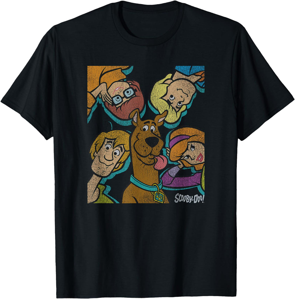 Handcrafted Scooby Doo Big Face Group Hoodie - Novelty Apparel Unisex - T-Shirt, Sweatshirt, Hoodie