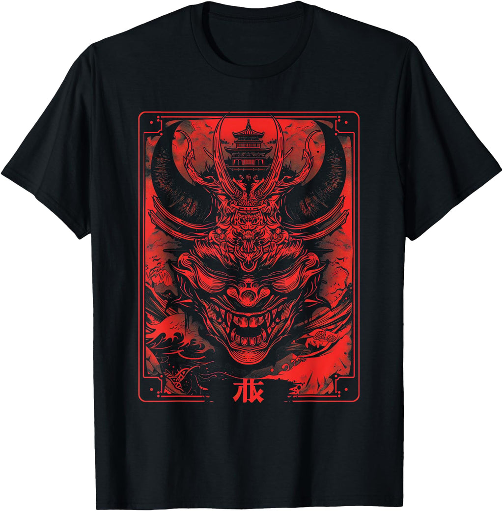 Anime Goth Japanese Oni Demon Beast T-Shirt - Streetwear Style for Adults - T-Shirt, Sweatshirt, Hoodie
