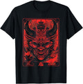 Original Anime Goth Japanese Oni Demon Hoodie - Unique Graphic Unisex - T-Shirt, Sweatshirt, Hoodie