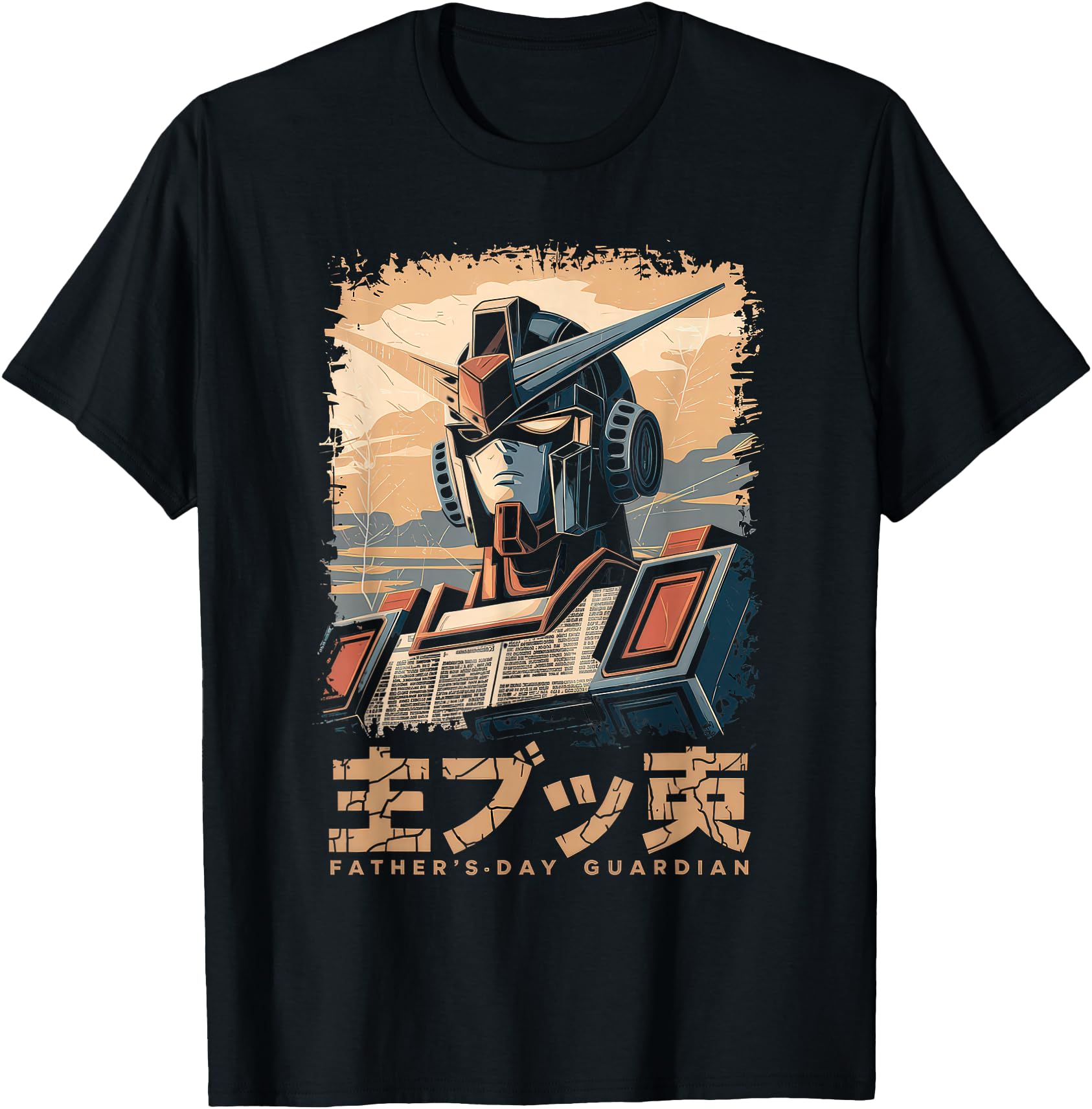 Mecha Japanese Mecha Robot Head Anime Hoodie - Novelty Apparel Men Women - T-Shirt, Sweatshirt, Hoodie