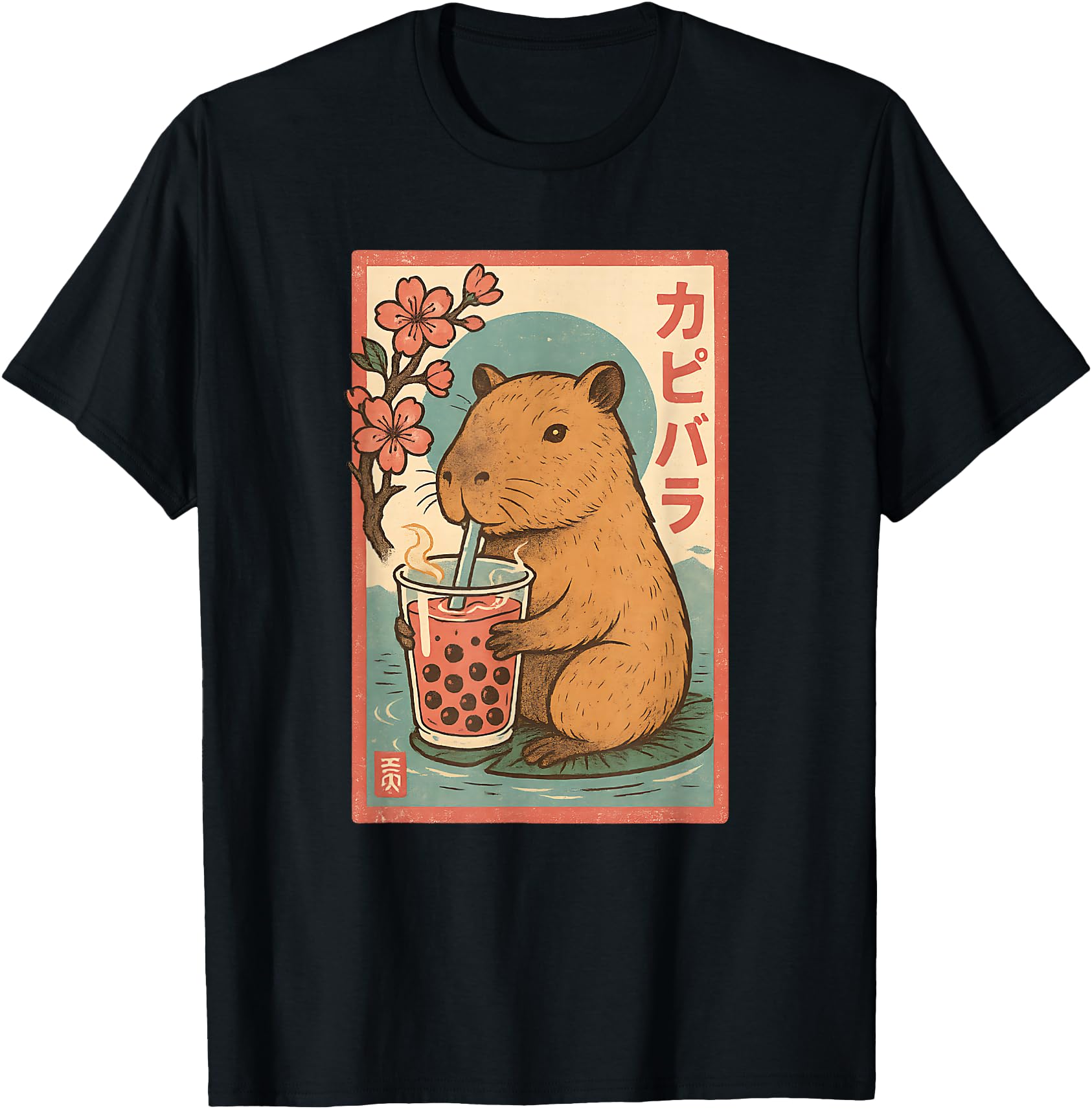 Original Anime Capybara Tees Kawaii Hoodie - Aesthetic Graphic for Adults - T-Shirt, Sweatshirt, Hoodie