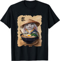 Exclusive Bunny Kawaii Eating Ramen T-Shirt - Graphic Print Men Women - T-Shirt, Sweatshirt, Hoodie
