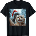 Bigfoot And Cat Selfie Rare T-Shirt - Streetwear Style Men Women - T-Shirt, Sweatshirt, Hoodie