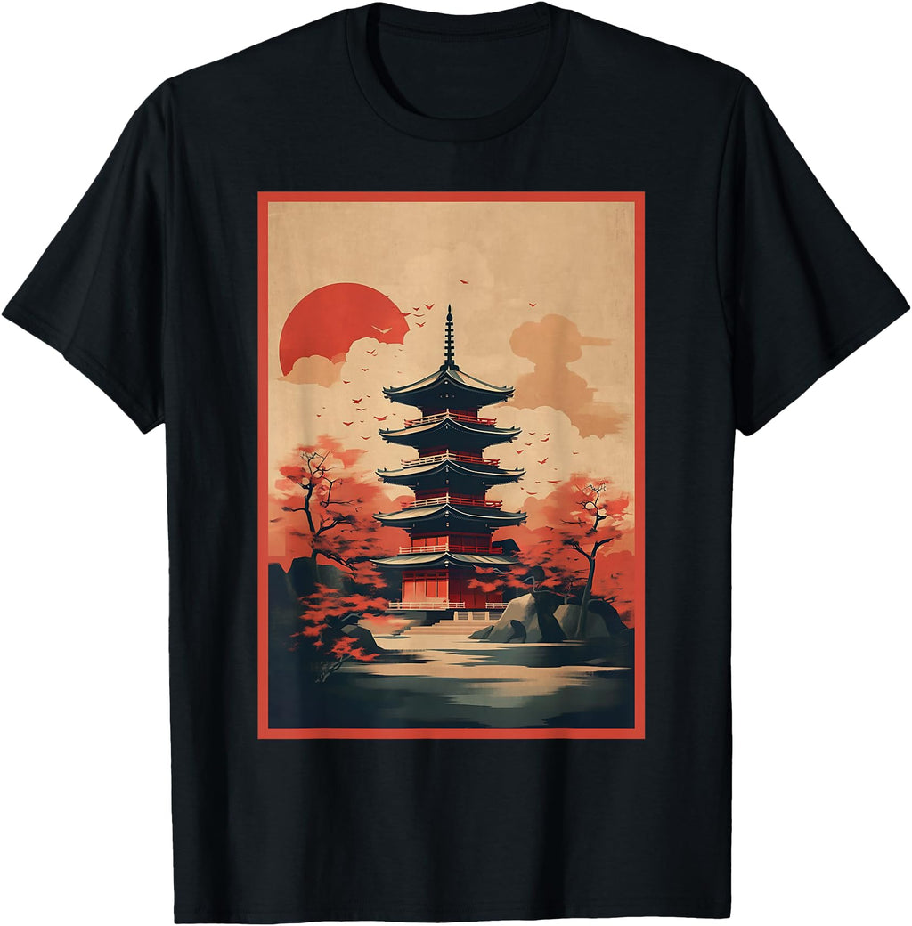 Traditional Japanese Art About Kyoto Hoodie - Streetwear Style Men Women - T-Shirt, Sweatshirt, Hoodie
