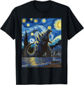 Japanese Monster Kaiju Van Gogh Hoodie - Streetwear Style for Adults - T-Shirt, Sweatshirt, Hoodie