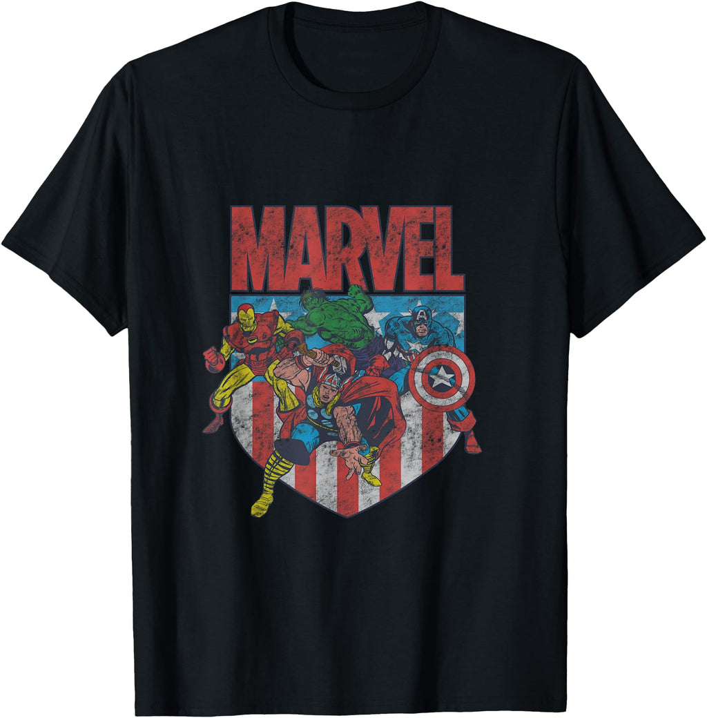 Marvel Comics 4Th July Avengers Sweatshirt - Graphic Print for Adults - T-Shirt, Sweatshirt, Hoodie
