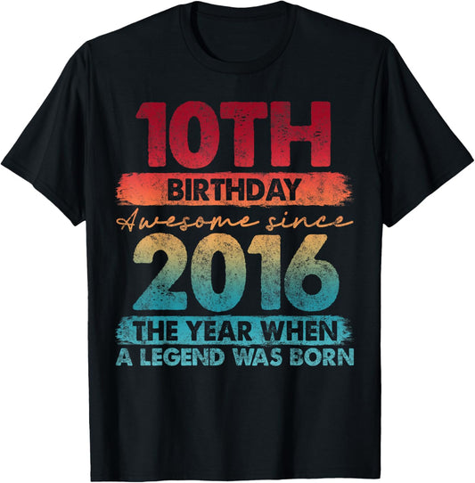 10 Year Old Gifts 2016 10Th Long Sleeve Gift Idea for Father's Day