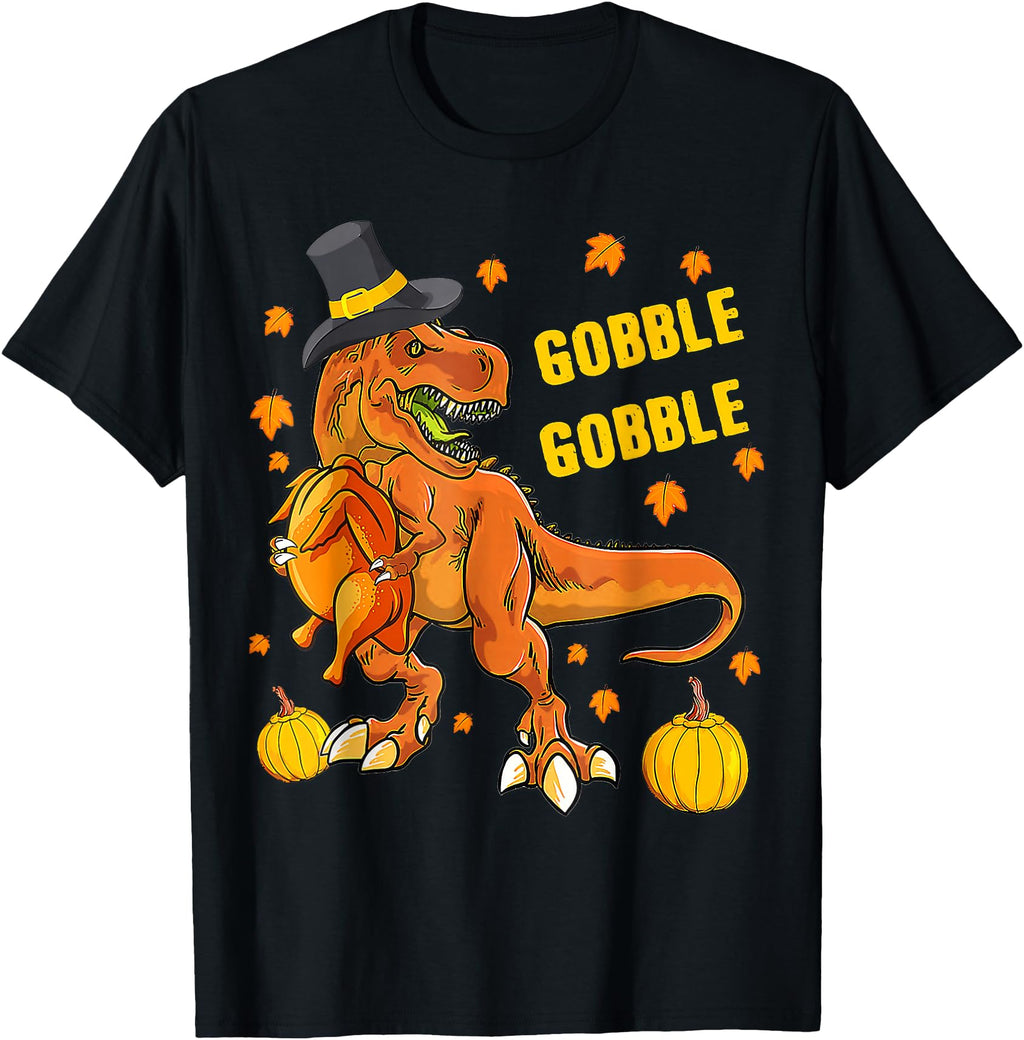 Exclusive Thanksgiving T Rex Dinosaur T-Shirt - Unique Graphic for Adults - T-Shirt, Sweatshirt, Hoodie