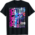 Handcrafted Tokyo City 80S Synthwave Sweatshirt - Custom Art Print Unisex - T-Shirt, Sweatshirt, Hoodie