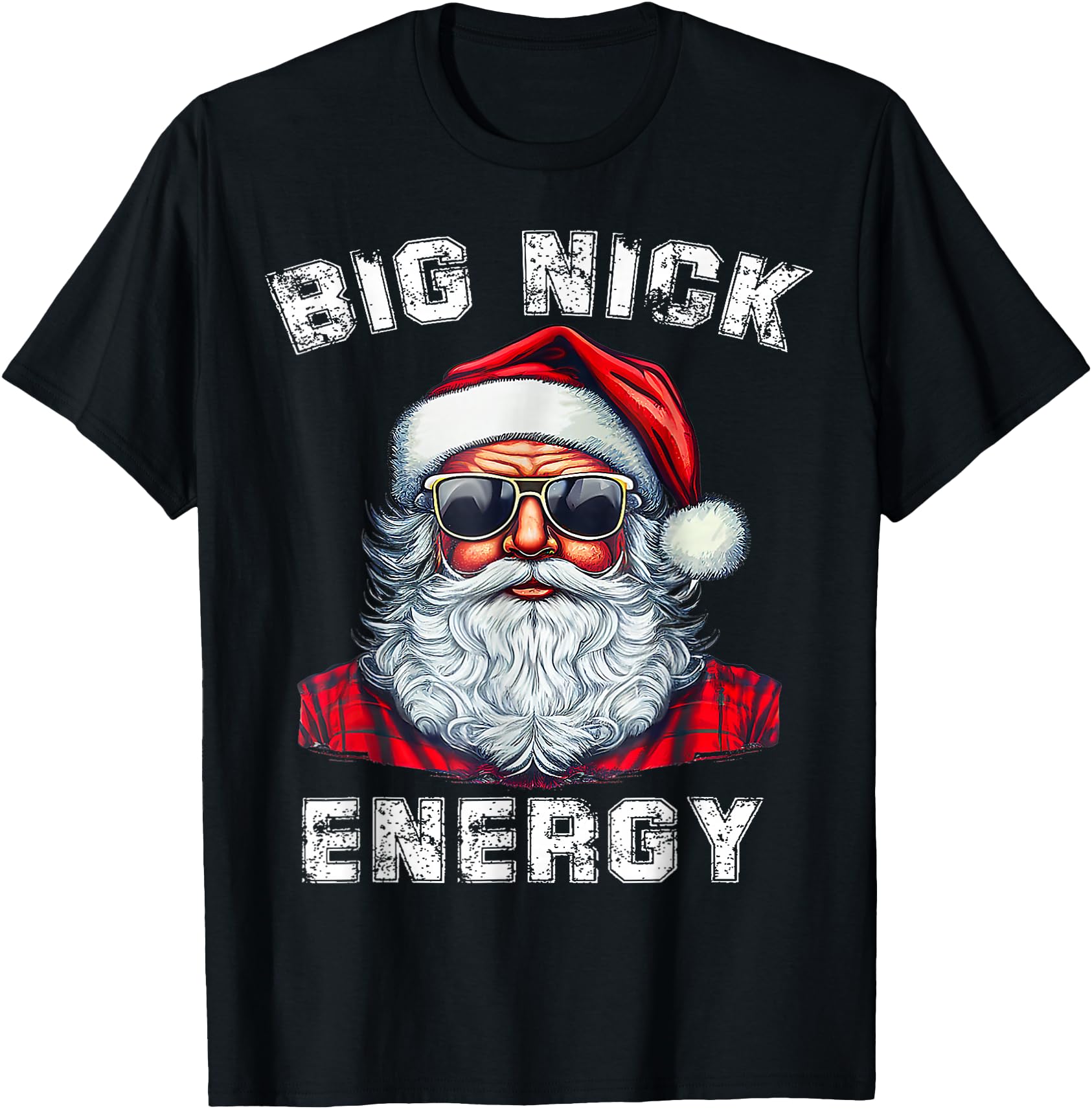 Original Big Nick Energy Santa Rare Hoodie - Aesthetic Graphic for Adults - T-Shirt, Sweatshirt, Hoodie