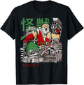 Kaiju Santa Claus Japanese Anime Hoodie - Custom Art Print Men Women - T-Shirt, Sweatshirt, Hoodie