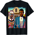 Anime Gothic African American T-Shirt - Graphic Print for Adults - T-Shirt, Sweatshirt, Hoodie