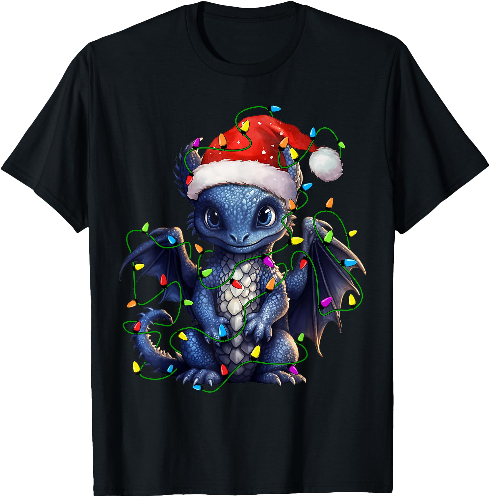 Exclusive Dragon Santa Tree Sweatshirt - Unique Graphic for Adults - T-Shirt, Sweatshirt, Hoodie