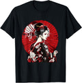 Exclusive Geisha Traditional Japanese Art T-Shirt - Novelty Apparel Unisex - T-Shirt, Sweatshirt, Hoodie