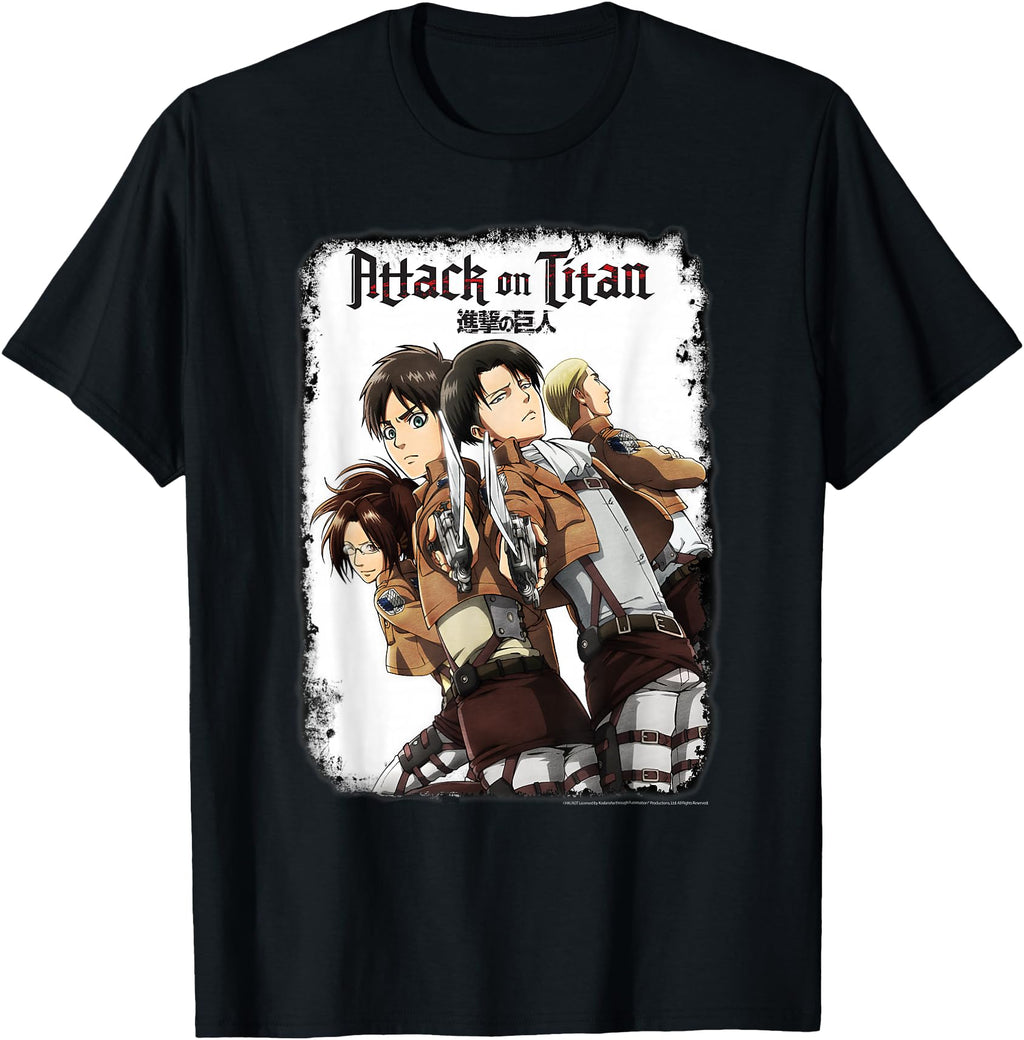 Handcrafted Attack Titan Group T-Shirt - Minimalist Print Men Women - T-Shirt, Sweatshirt, Hoodie