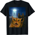 Original Cat And Dog Alien Selfie Ufo Hoodie - Streetwear Style for Adults - T-Shirt, Sweatshirt, Hoodie