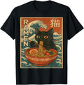 Exclusive Japanese Anime Cat Ramen T-Shirt - Streetwear Style Men Women - T-Shirt, Sweatshirt, Hoodie