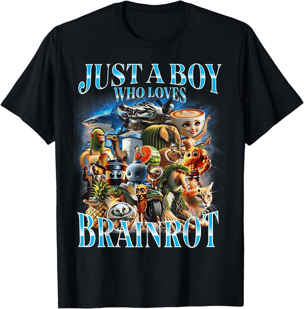 Just Who Loves Italian Brainrot Exclusive T-Shirt - Minimalist Print Unisex - T-Shirt, Sweatshirt, Hoodie