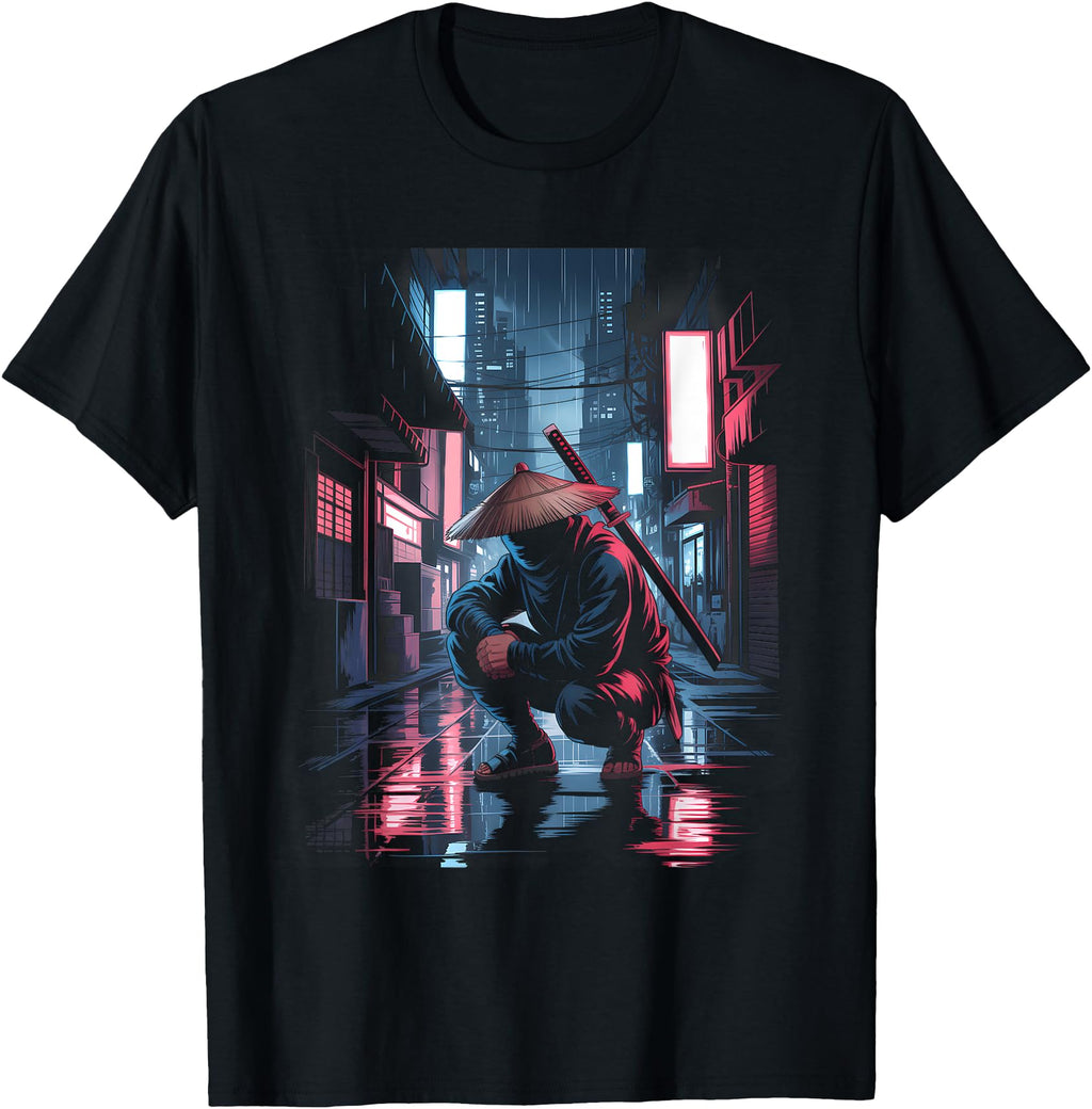 Exclusive Japanese Samurai Ronin Hat Hoodie - Trendy Graphic for Adults - T-Shirt, Sweatshirt, Hoodie