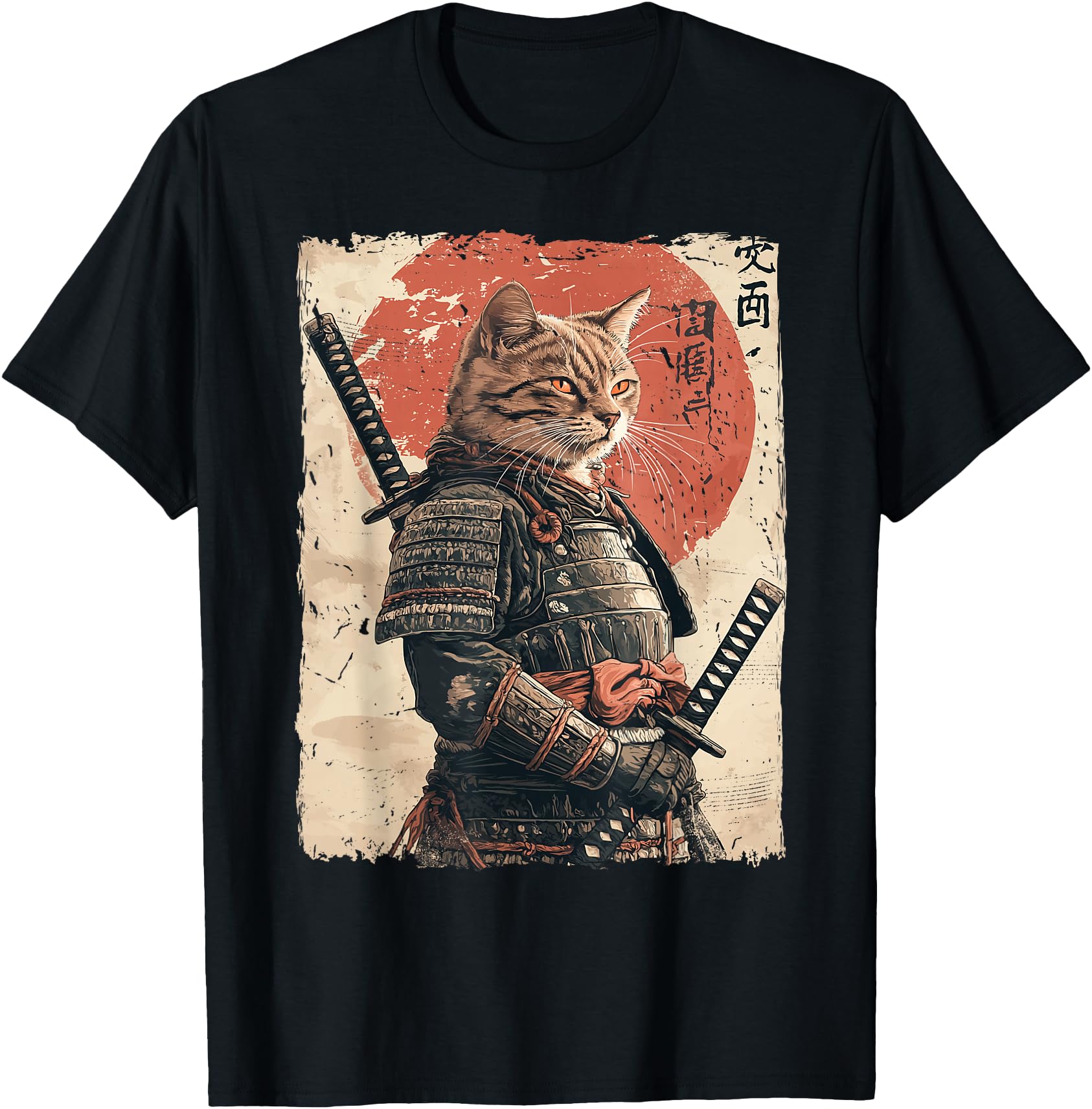 Original Samurai Cat Warrior Sweatshirt - Streetwear Style Men Women - T-Shirt, Sweatshirt, Hoodie