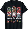 Original Merry Gnomes Lights Sweatshirt - Aesthetic Graphic for Adults - T-Shirt, Sweatshirt, Hoodie