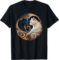 Cats Yin Yang Hoodie - Streetwear Style for Adults - T-Shirt, Sweatshirt, Hoodie