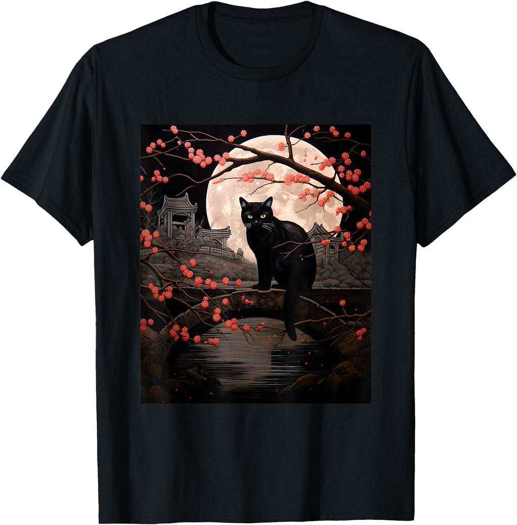 Kawaii Japanese Anime Cat T T-Shirt - Graphic Print for Adults - T-Shirt, Sweatshirt, Hoodie