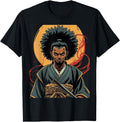 Exclusive Afro American Samurai Sweatshirt - Fun Novelty Design Men Women - T-Shirt, Sweatshirt, Hoodie