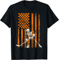 Handcrafted Ice Hockey Player Skeleton T-Shirt - Graphic Print for Adults - T-Shirt, Sweatshirt, Hoodie