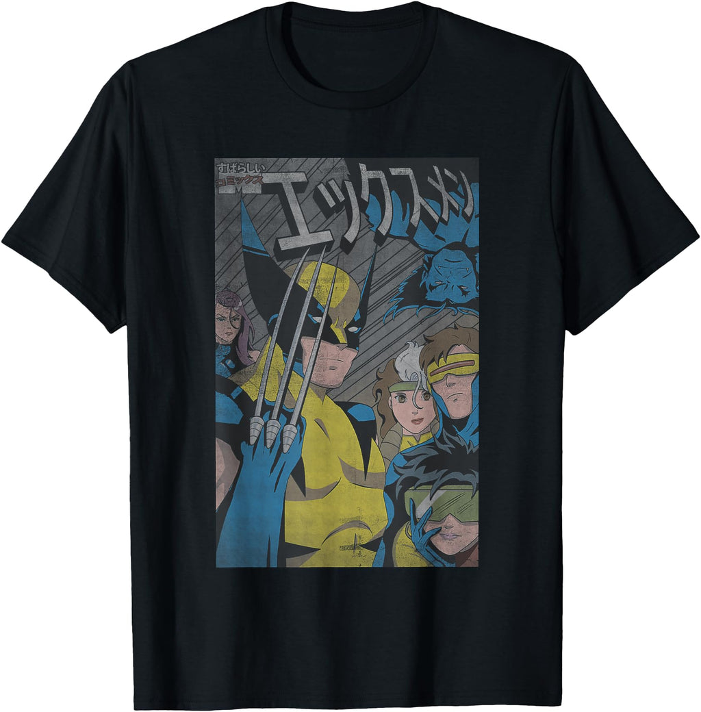 Original Marvel X Wolverine Team Sweatshirt - Aesthetic Graphic for Adults - T-Shirt, Sweatshirt, Hoodie