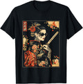 Japanese Gothic Samurai Art Katana Sweatshirt - Custom Art Print Men Women - T-Shirt, Sweatshirt, Hoodie