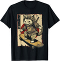 Handcrafted Japanese Skateboard Samurai Hoodie - Streetwear Style Unisex - T-Shirt, Sweatshirt, Hoodie