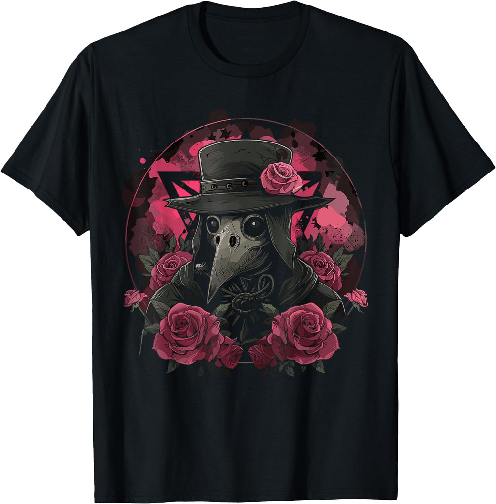 Handcrafted Plague Doctor Kawaii Pastel Hoodie - Graphic Print Men Women - T-Shirt, Sweatshirt, Hoodie