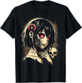 Horror Anime Manga Japanese Scary Hoodie - Unique Graphic for Adults - T-Shirt, Sweatshirt, Hoodie